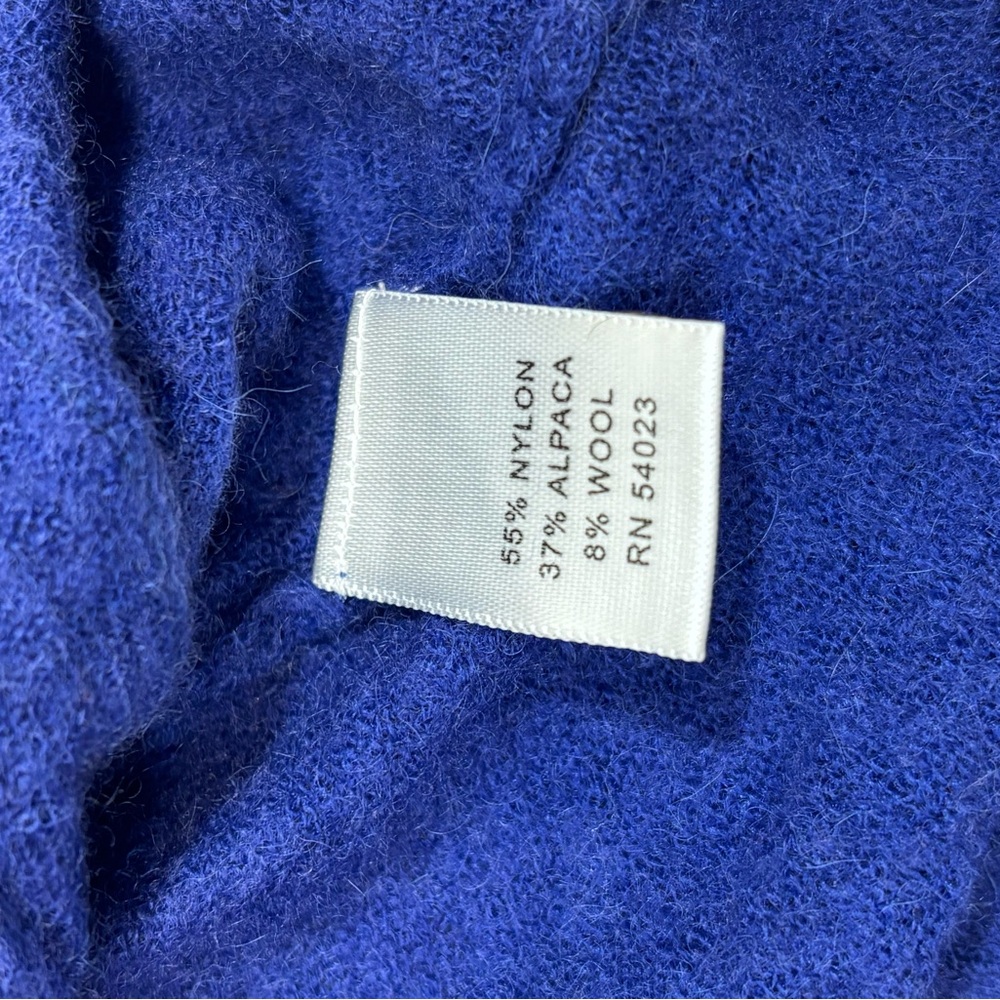 Banana Republic Cardigan Womens S Blue Italian Yarn Wool Blend V Neck Sweater - Picture 5 of 5